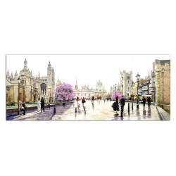 Картина-репродукция "Кембридж", 60x150 см 
